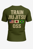 Train Jiu Jitsu Rashguard